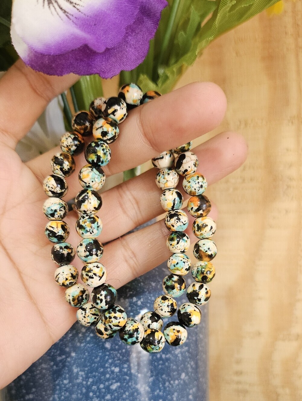 2PCS Natural Stone Bracelet